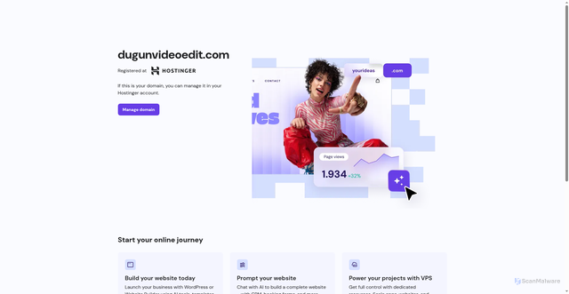 Security scan screenshot of https://dugunvideoedit.com/