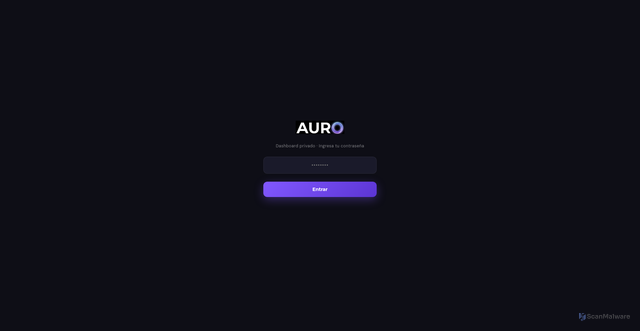 Security scan screenshot of http://auro-admin.pages.dev/