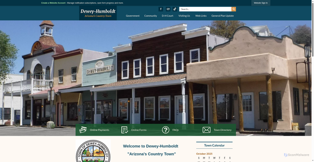 Security scan screenshot of https://dhaz.gov/