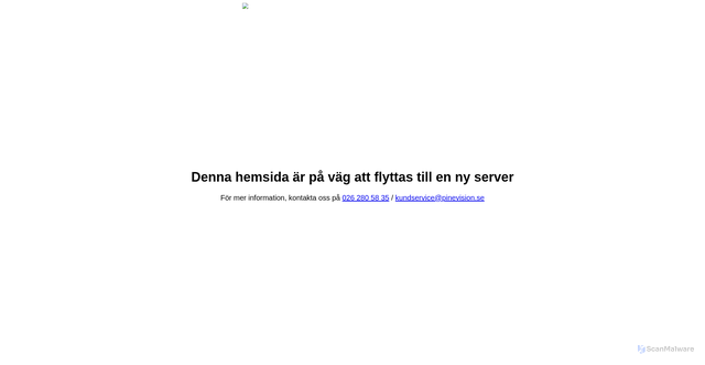 Security scan screenshot of https://mdallteknik.se
