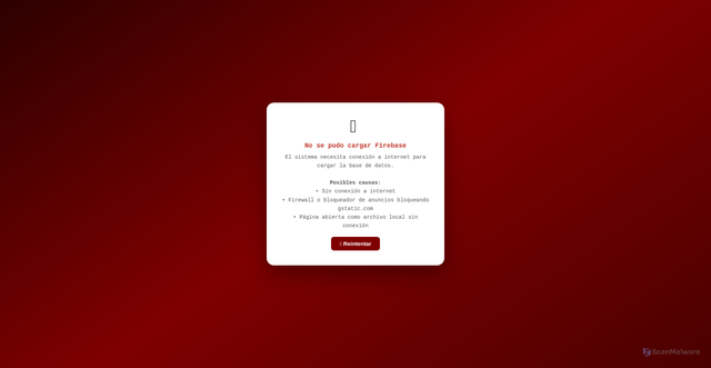 Security scan screenshot of https://cdlanuevaotto.com/sistema.html