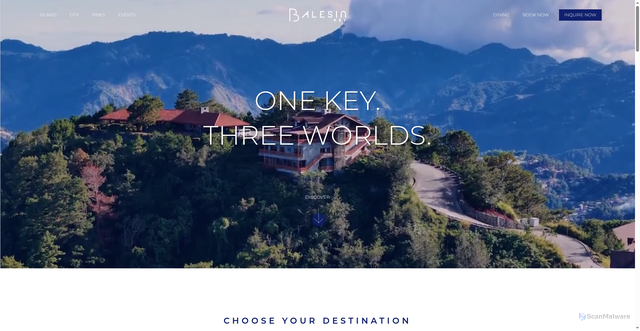 Security scan screenshot of https://balesin.com/