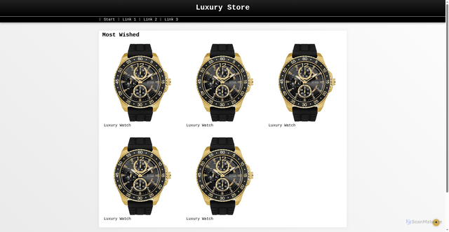 Security scan screenshot of https://luxury-branding.pages.dev/