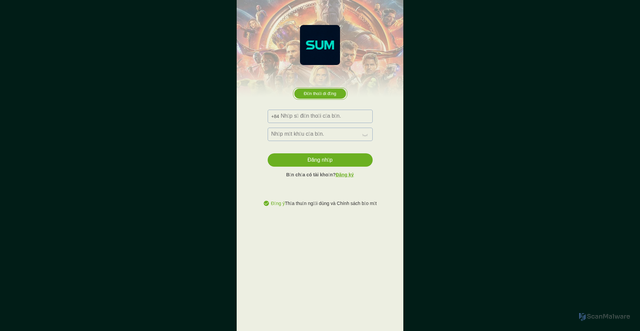 Security scan screenshot of http://sumpeak.com/pages/login