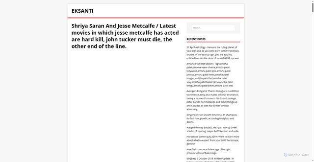 Security scan screenshot of https://kesuntar.pages.dev/post/shriya-saran-and-jesse-metcalfe/