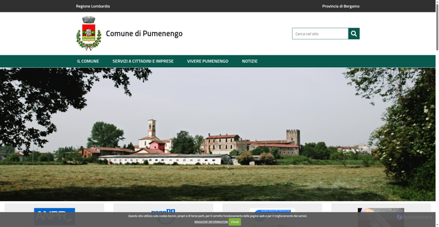 Security scan screenshot of https://www.comune.pumenengo.bg.it