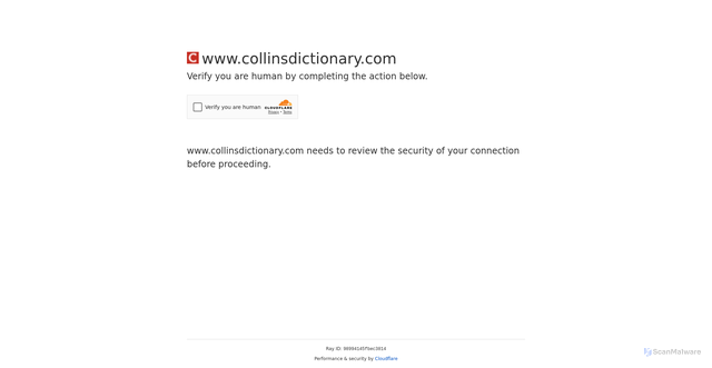 Security scan screenshot of https://www.collinsdictionary.com/us/dictionary/english/icc