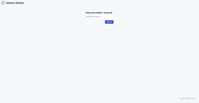 Security scan screenshot of https://www.medentmobile.com