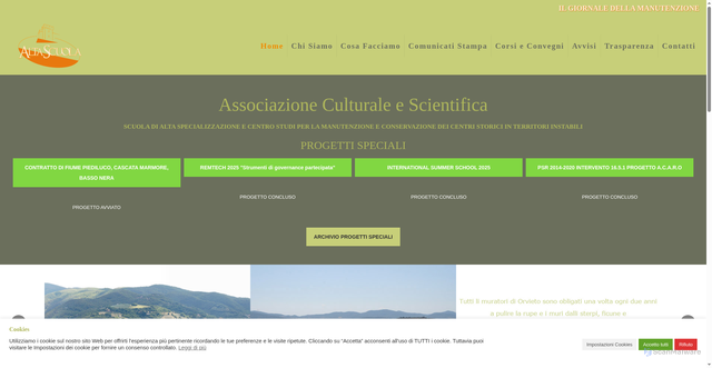 Security scan screenshot of https://www.altascuola.org/