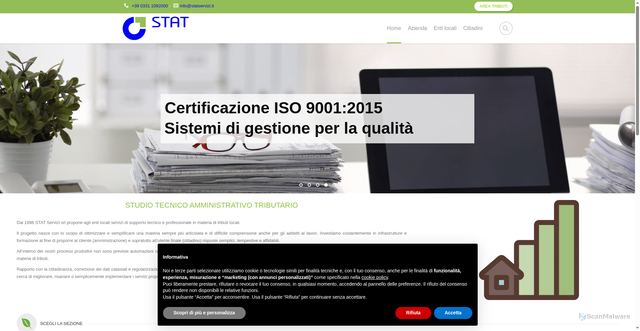Security scan screenshot of https://www.statservizi.it/