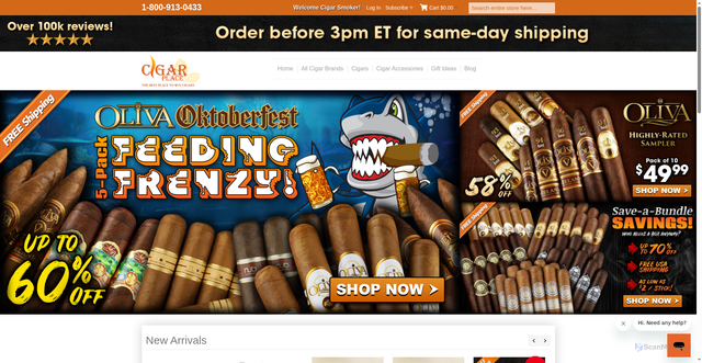 Security scan screenshot of https://cdn.cigarplace.biz