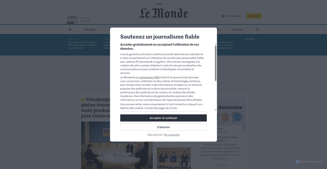 Security scan screenshot of https://www.transit-clients-fr.com/