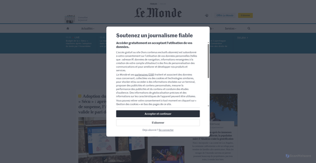 Security scan screenshot of https://duconlajoie.planning-lockers.com/as.php