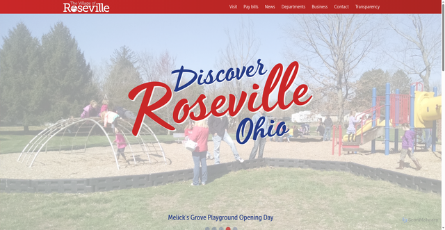 Security scan screenshot of https://www.rosevilleoh.gov/