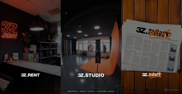 Security scan screenshot of http://ez-company.pages.dev/