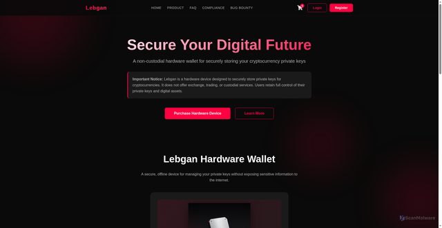Security scan screenshot of https://lebgen.co.com/