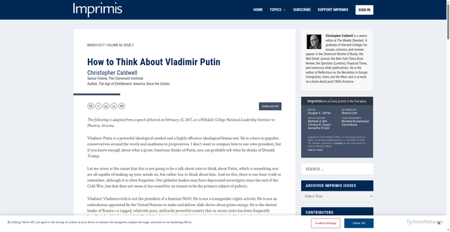 Security scan screenshot of https://imprimis.hillsdale.edu/how-to-think-about-vladimir-putin/