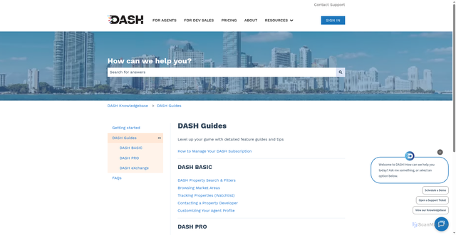 Security scan screenshot of https://help.dashtodash.com/dash-guides