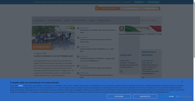 Security scan screenshot of https://geometri.bn.it/