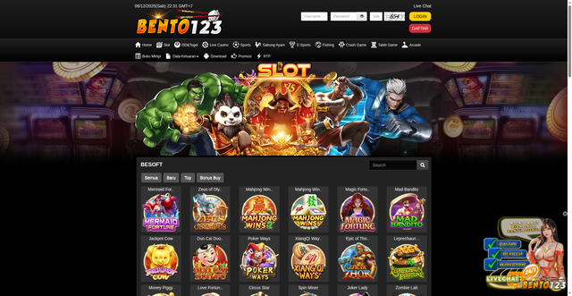 Security scan screenshot of https://noindexpakbento123.lol/desktop/game/slot/besoft