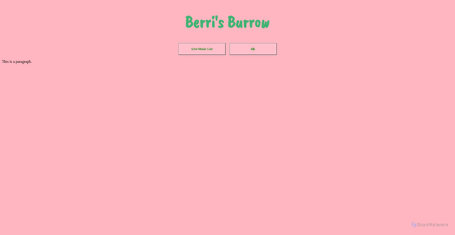 Security scan screenshot of https://berrihomepage.pages.dev/