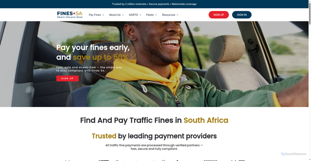 Security scan screenshot of http://zafiiniasisaca.top/