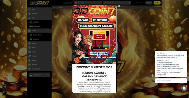 Security scan screenshot of http://bidcoin7.cash/play/slot/dolphin-gold/5214