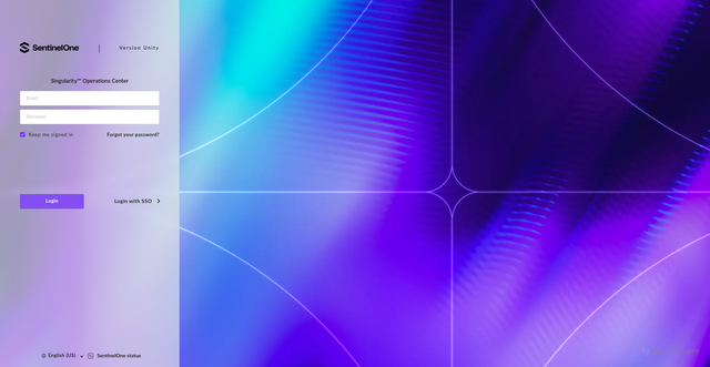 Security scan screenshot of https://usea1-009.sentinelone.net