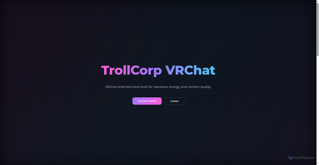 Security scan screenshot of https://trollcrop-vrchat-88xxdgwjwz.edgeone.app/