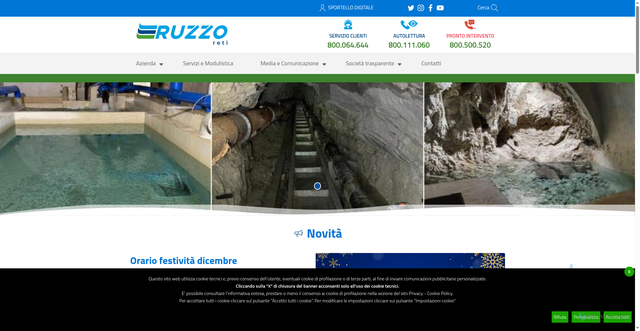 Security scan screenshot of https://www.ruzzo.it/