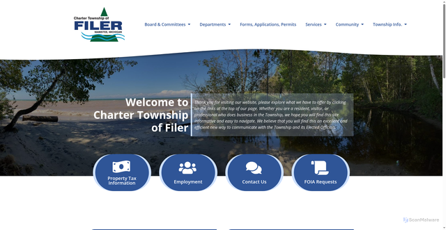 Security scan screenshot of https://filertwpmi.gov/