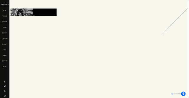 Security scan screenshot of https://www.rihannanow.com/
