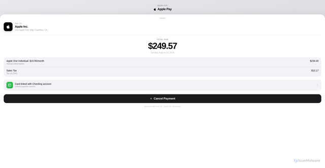 Security scan screenshot of https://lnvoiceios-dpxqk7b8yw5z.edgeone.dev/