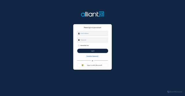 Security scan screenshot of https://alliantgroup.haloitsm.com