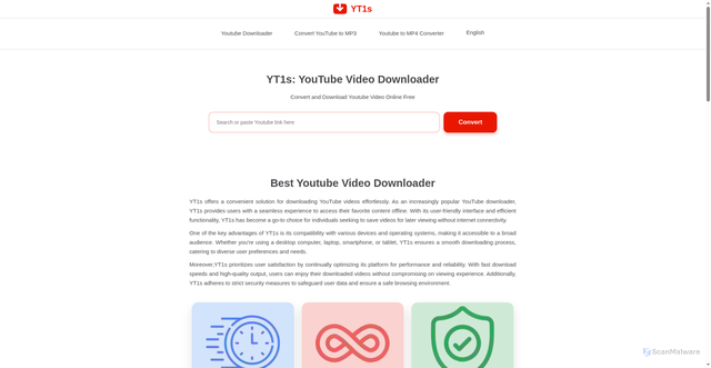 Security scan screenshot of https://yt1s.com.co