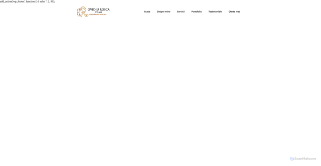 Security scan screenshot of https://ovidiurosca.ro