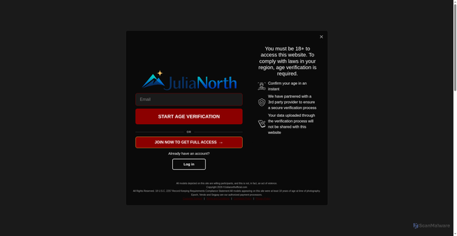 Security scan screenshot of http://julianorthofficial.com/models/little-maly