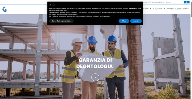Security scan screenshot of https://collegiogeometri.to.it/