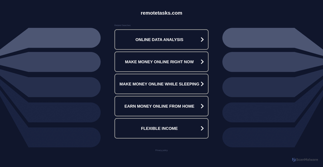 Security scan screenshot of http://ww1.remotetasks.com/