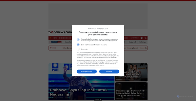 Security scan screenshot of https://doulanina.nl/contact-2/