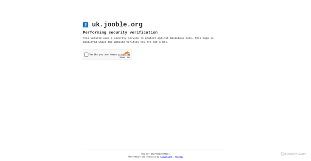 Security scan screenshot of https://uk.jooble.org