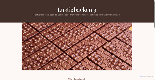 Security scan screenshot of http://www.lb3.se