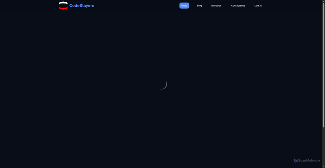 Security scan screenshot of https://codeslayerblog-front.pages.dev/