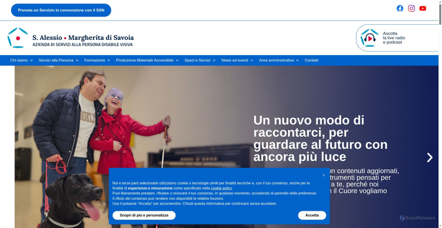 Security scan screenshot of https://santalessio.org/