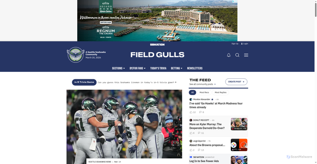 Security scan screenshot of https://platform.fieldgulls.com