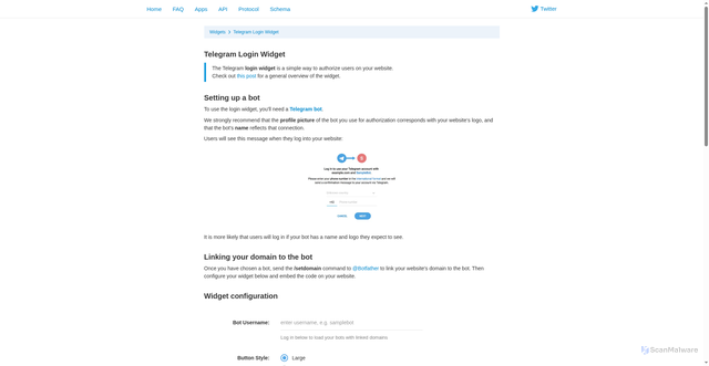 Security scan screenshot of https://oauth.tg.dev