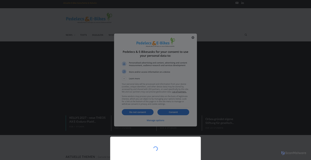 Security scan screenshot of https://pedelec-elektro-fahrrad.de