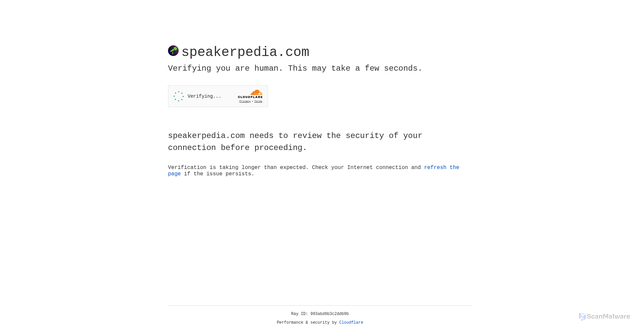 Security scan screenshot of https://speakerpedia.com/speakers/edie-falco