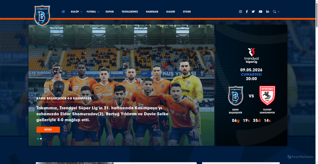 Security scan screenshot of https://ibfk.com.tr/