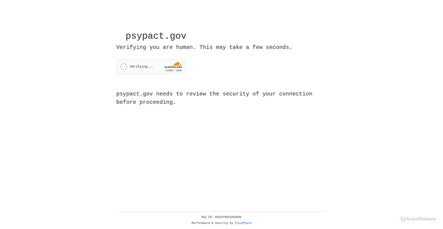 Security scan screenshot of https://psypact.gov/